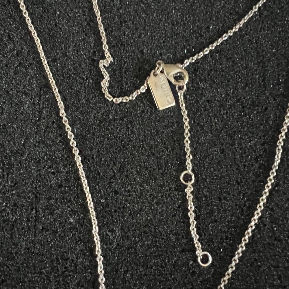Coach Open Circle Stone necklace and stud earrings set - Picture 4 of 5